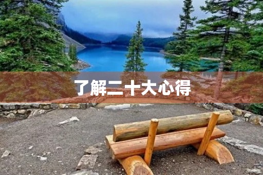 了解二十大心得,让你的写作更上一层楼 了解二十大心得,让你的写作更上一层楼