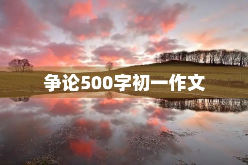 争论500字初一作文 争论500字初一作文