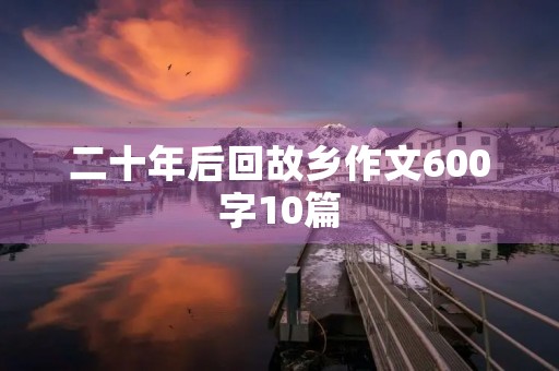 二十年后回故乡作文600字10篇