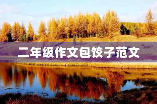 二年级作文包饺子范文