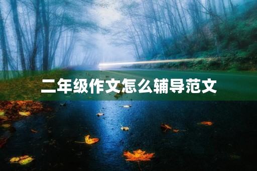 二年级作文怎么辅导范文