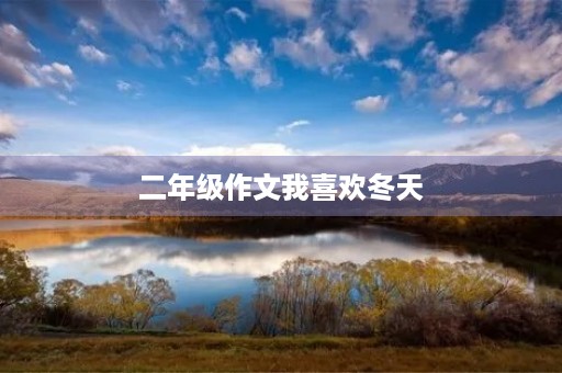二年级作文我喜欢冬天 二年级作文我喜欢冬天