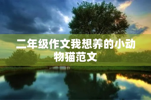 二年级作文我想养的小动物猫范文