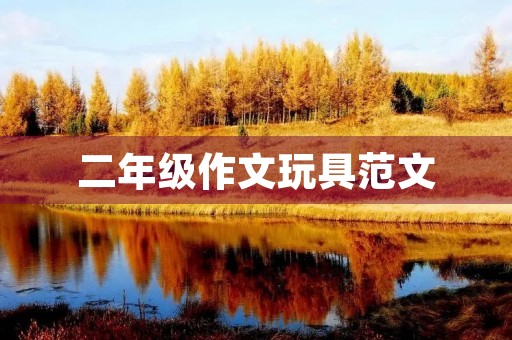 二年级作文玩具范文
