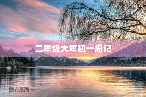 二年级大年初一周记
