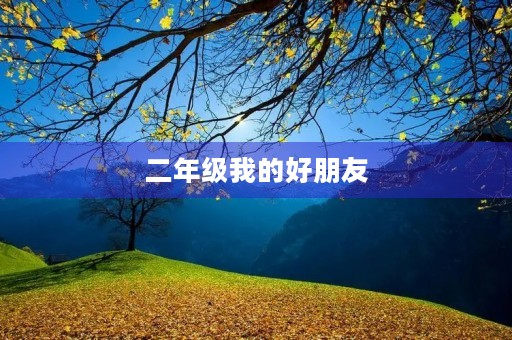 二年级我的好朋友