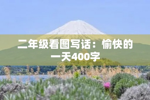 二年级看图写话：愉快的一天400字