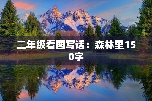 二年级看图写话：森林里150字