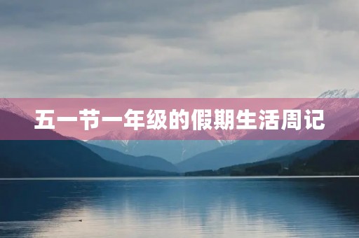 五一节一年级的假期生活周记 五一节一年级的假期生活周记