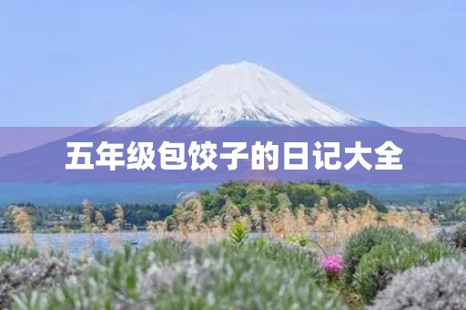 五年级包饺子的日记大全