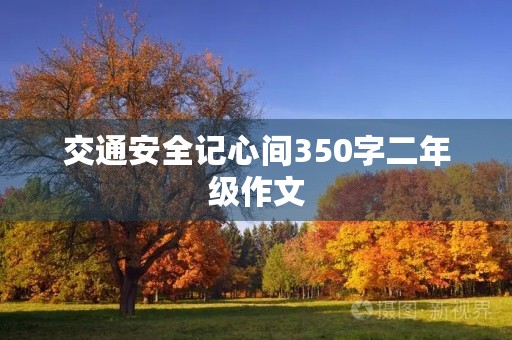 交通安全记心间350字二年级作文