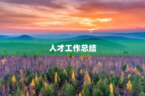 人才工作总结,人才工作2019年总结5篇 人才工作总结,人才工作2019年总结5篇