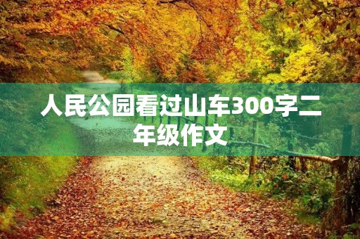 人民公园看过山车300字二年级作文