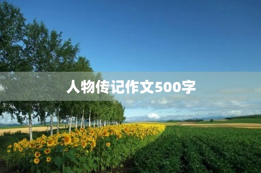 人物传记作文500字 人物传记作文500字
