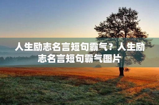 人生励志名言短句霸气?人生励志名言短句霸气图片 人生励志名言短句霸气?人生励志名言短句霸气图片