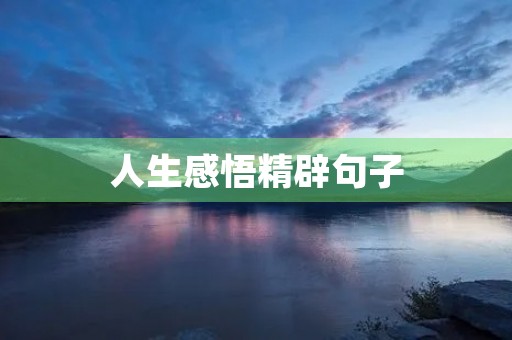 人生感悟精辟句子,人生感悟精辟句子人生哲理 人生感悟精辟句子,人生感悟精辟句子人生哲理