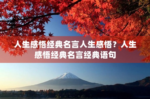 人生感悟经典名言人生感悟?人生感悟经典名言经典语句 人生感悟经典名言人生感悟?人生感悟经典名言经典语句