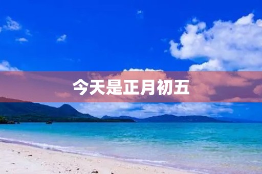 今天是正月初五