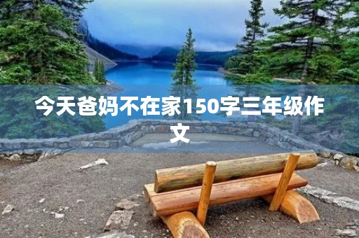 今天爸妈不在家150字三年级作文
