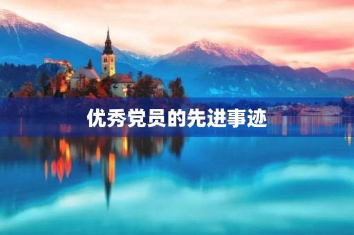 优秀党员的先进事迹(张富清先进事迹心得体会)