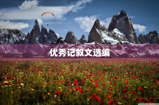 优秀记叙文选编