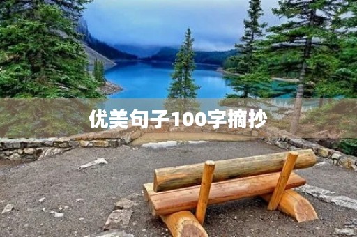 优美句子100字摘抄，优美句子100字摘抄 30段