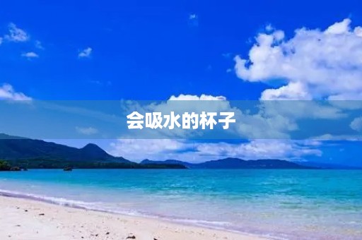 会吸水的杯子