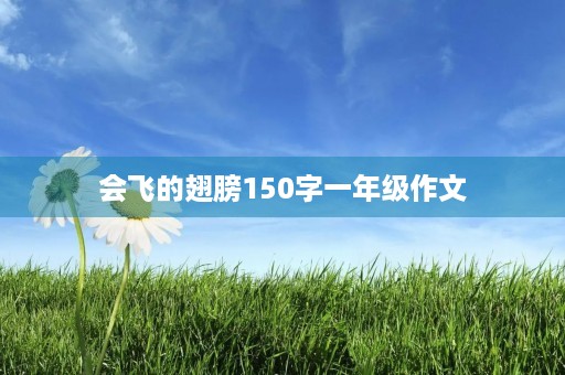 会飞的翅膀150字一年级作文