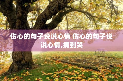 伤心的句子说说心情 伤心的句子说说心情,痛到哭 伤心的句子说说心情 伤心的句子说说心情,痛到哭