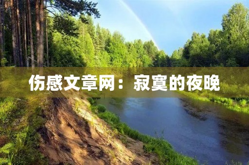 伤感文章网:寂寞的夜晚 伤感文章网:寂寞的夜晚
