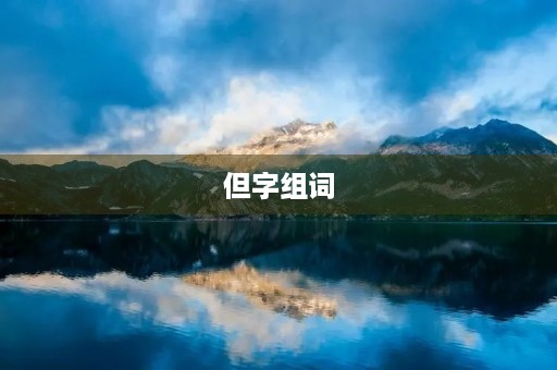 但字组词(但组词) 但字组词(但组词)