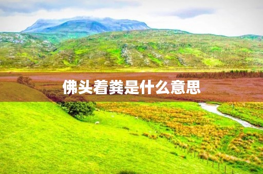 佛头着粪是什么意思