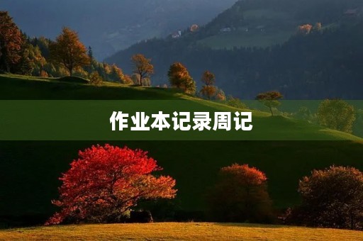 作业本记录周记 作业本记录周记