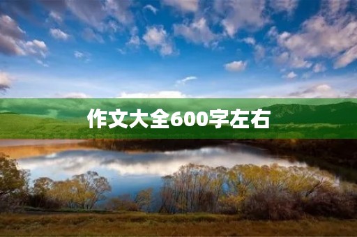 作文大全600字左右