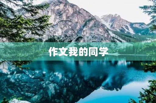 作文我的同学 作文我的同学