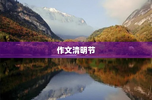 作文清明节 作文清明节