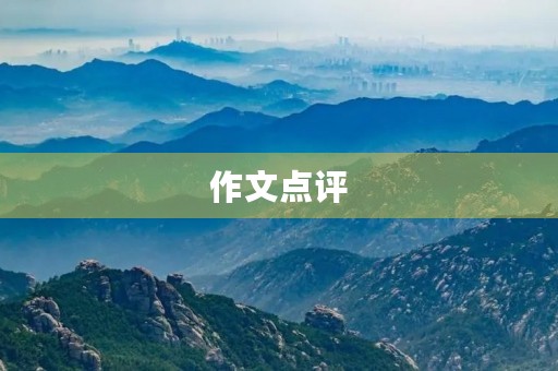 作文点评