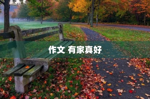 作文 有家真好 作文 有家真好