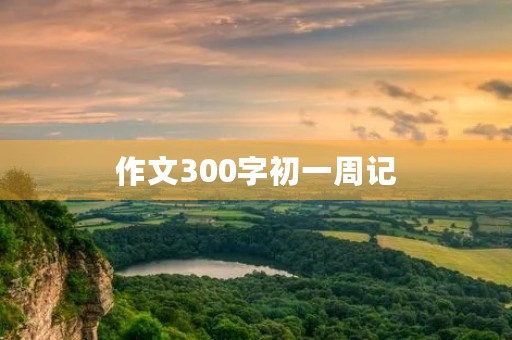 作文300字初一周记 作文300字初一周记