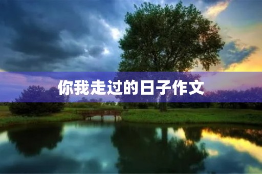 你我走过的日子作文