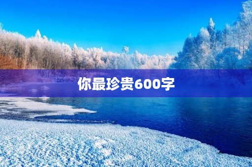 你最珍贵600字