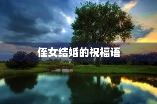 侄女结婚的祝福语(嫁侄女的祝福语)