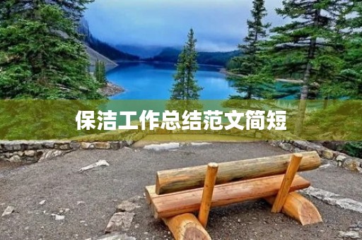 保洁工作总结范文简短(关于保洁人员的工作总结5篇)