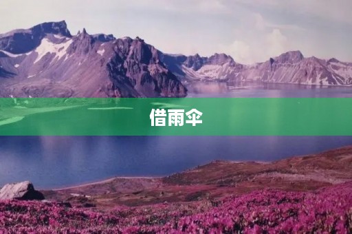 借雨伞 借雨伞