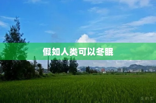 假如人类可以冬眠 假如人类可以冬眠