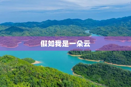 假如我是一朵云，我会怎样变幻自己的形态？