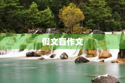 假文盲作文 假文盲作文