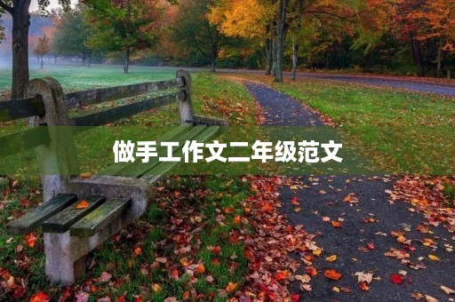 做手工作文二年级范文