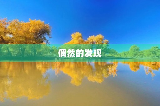偶然的发现