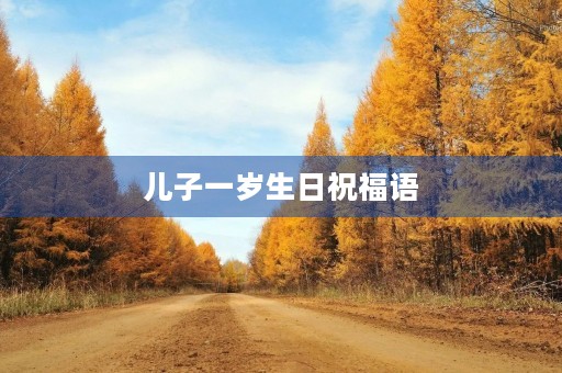 儿子一岁生日祝福语(一岁宝宝生日朋友圈文案)